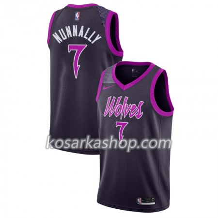 Dres Minnesota Timberwolves James Nunnally 7 Nike 2018-19 City Edition Ljubičasta Swingman